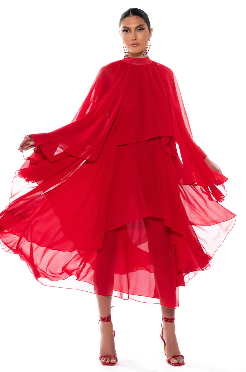 HOPELESSLY DEVOTED LAYERED MAXI DRESS