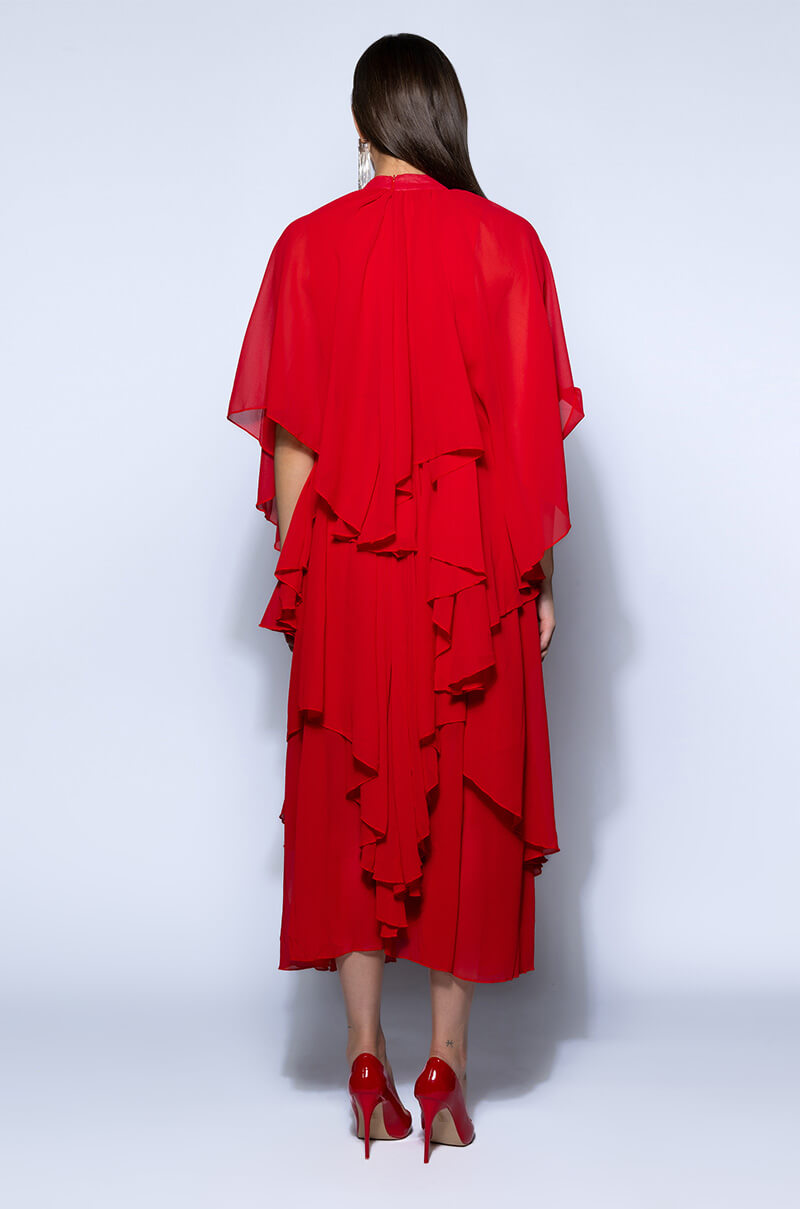 HOPELESSLY DEVOTED LAYERED MAXI DRESS