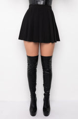 ISLAND PLEATED MINI SKIRT