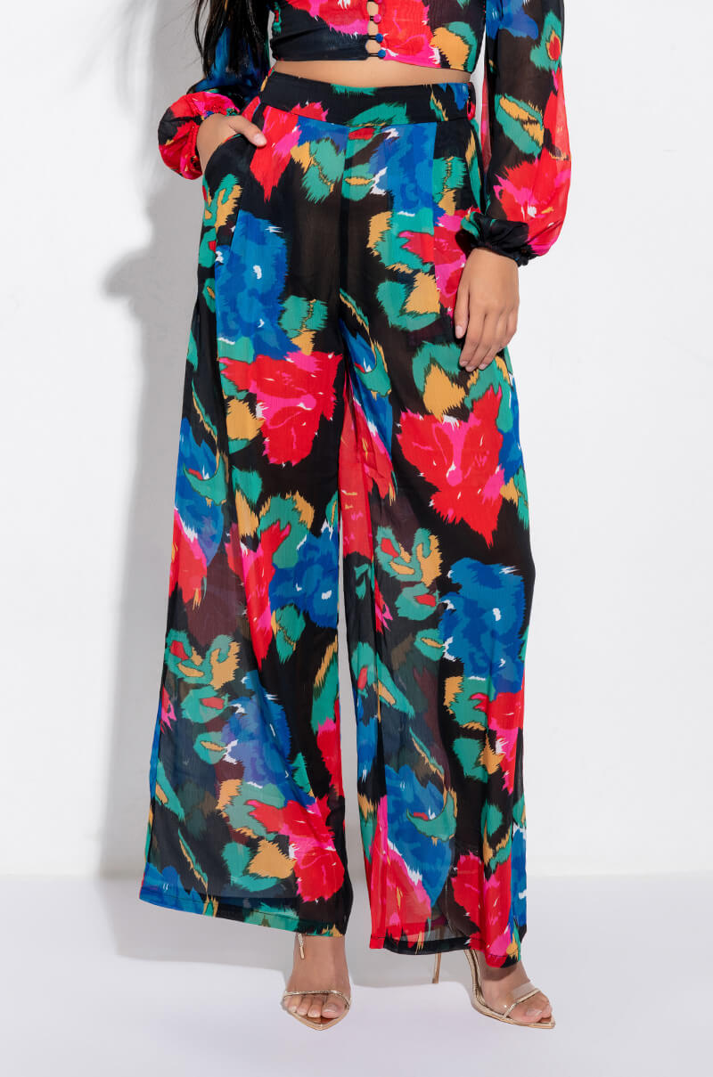 ELISABETTA WIDE LEG PALAZZO PANT
