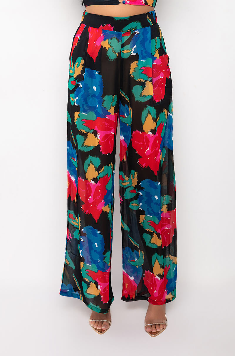 ELISABETTA WIDE LEG PALAZZO PANT