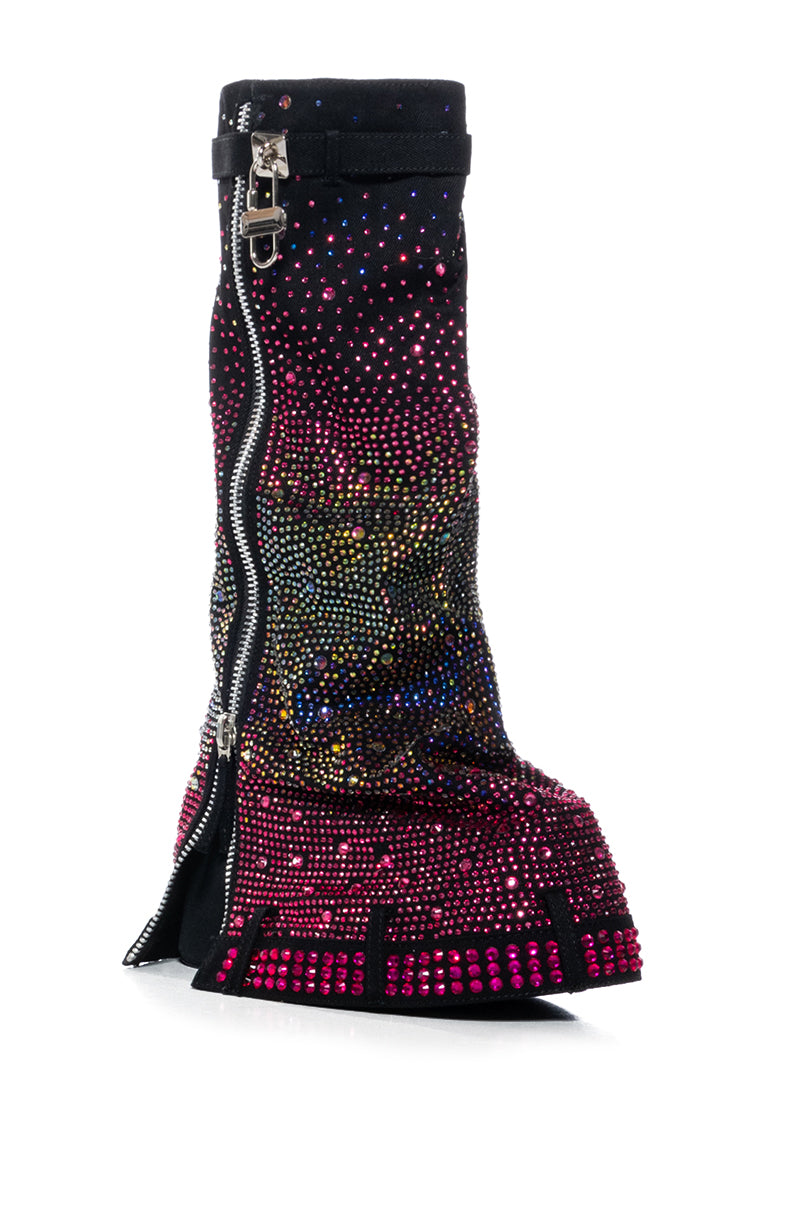 KASTEL FOLD OVER EMBELLISHED BOOT