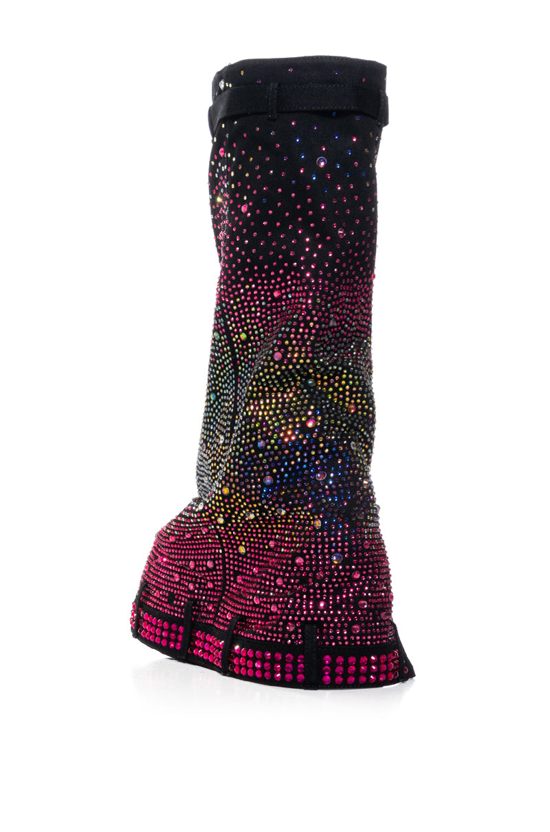 KASTEL FOLD OVER EMBELLISHED BOOT