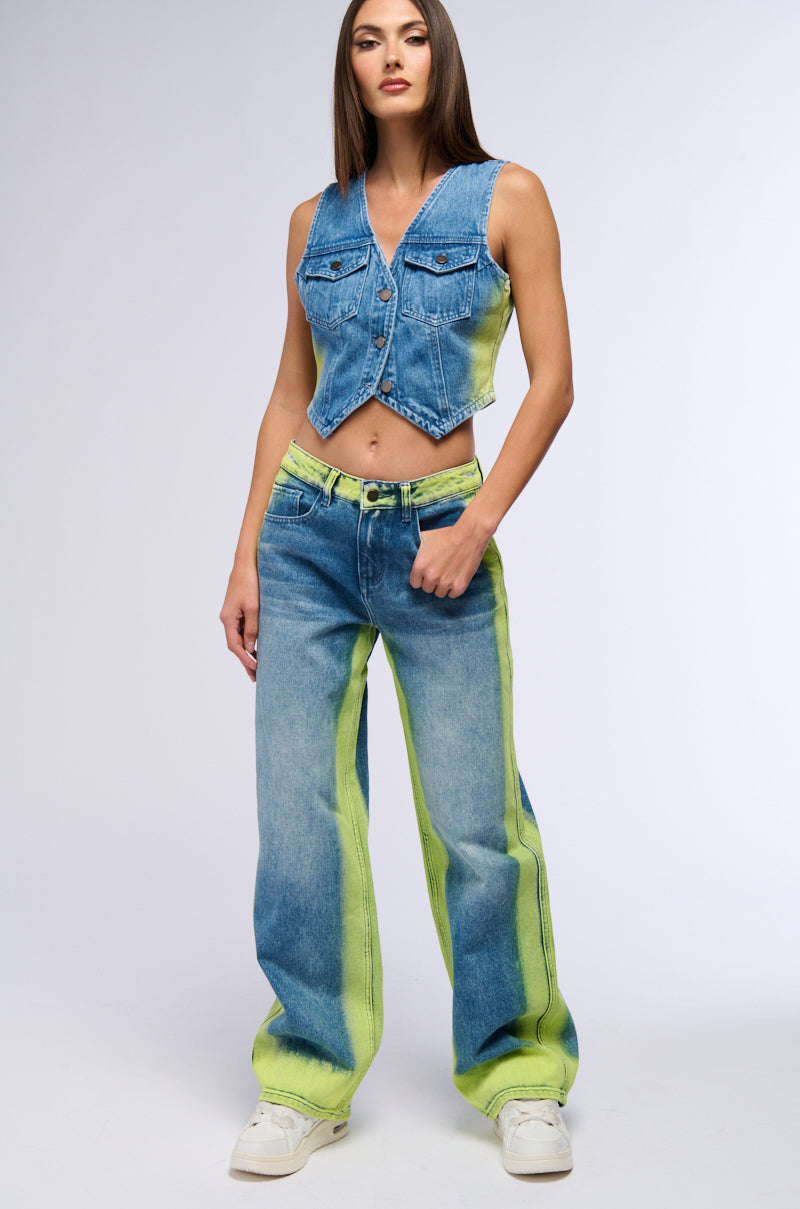 KELYN WIDE LEG DENIM