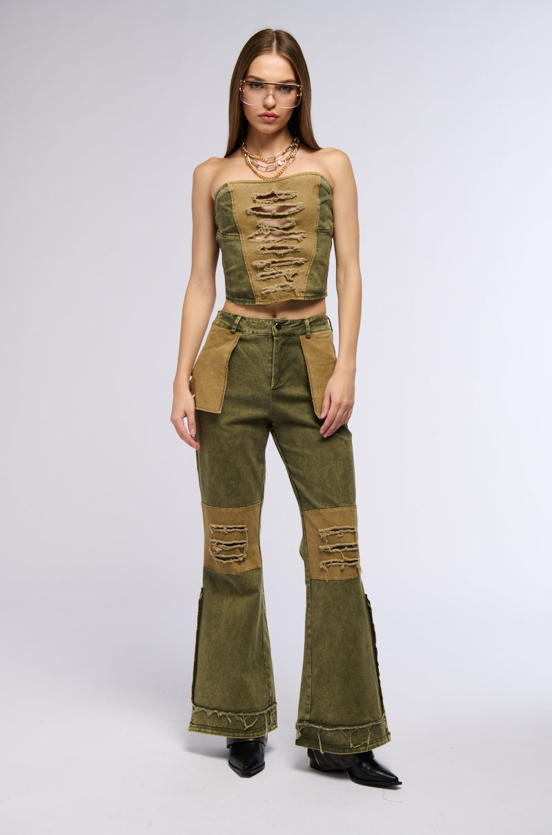 KILL THE LIGHTS FLARE DENIM PANT