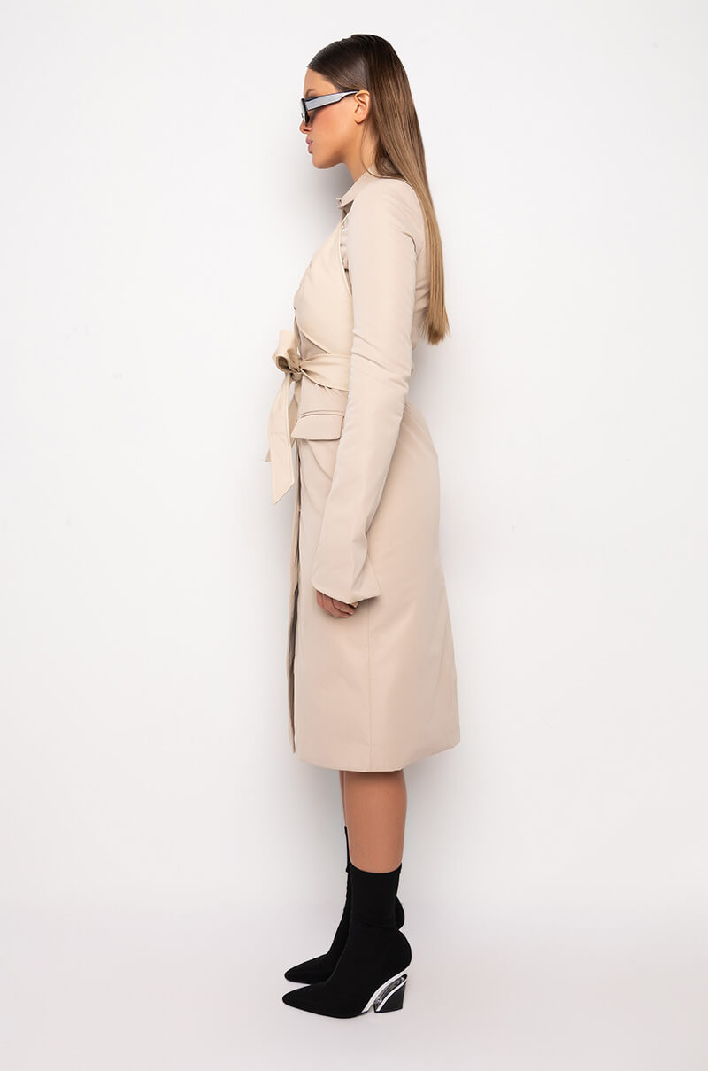 LAYERED LEGION TRENCH COAT
