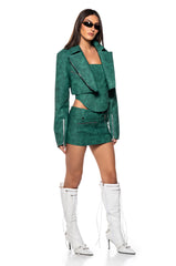 LUCKY ME MOTO FAUX LEATHER JACKET
