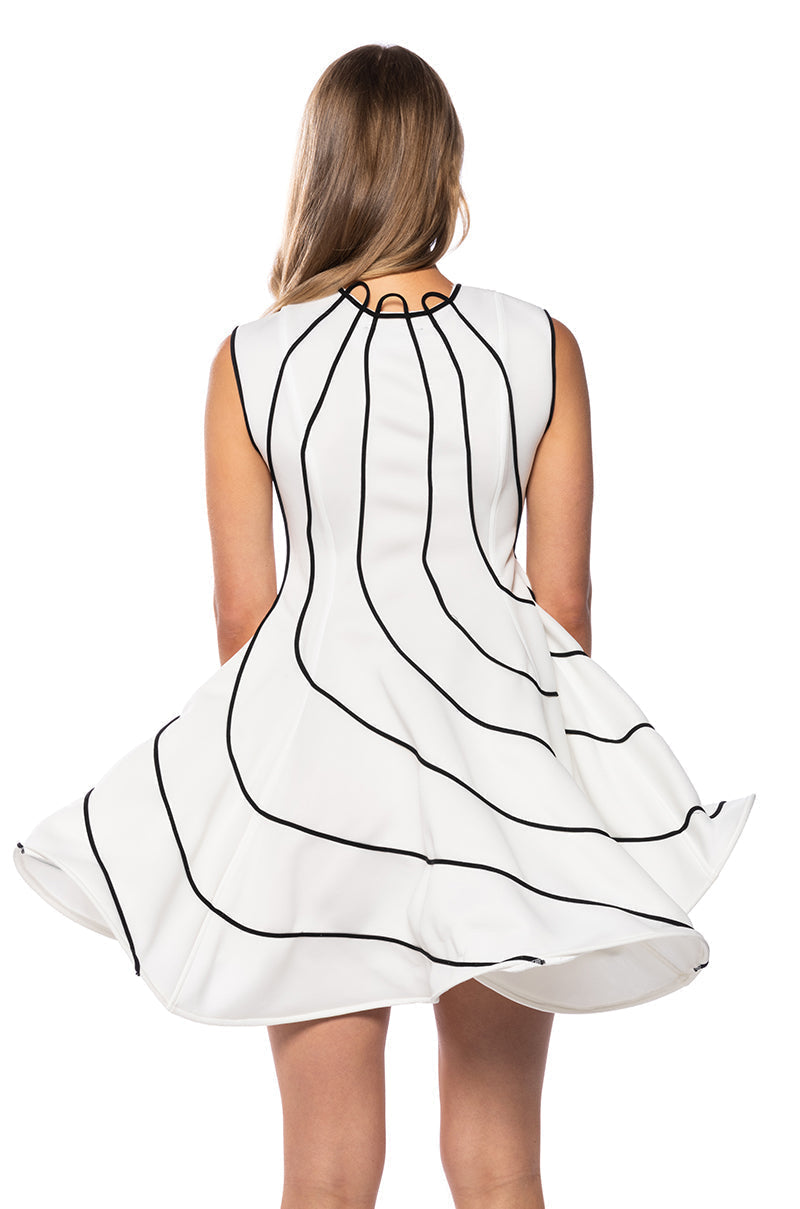 LUISA WAVE MINI DRESS