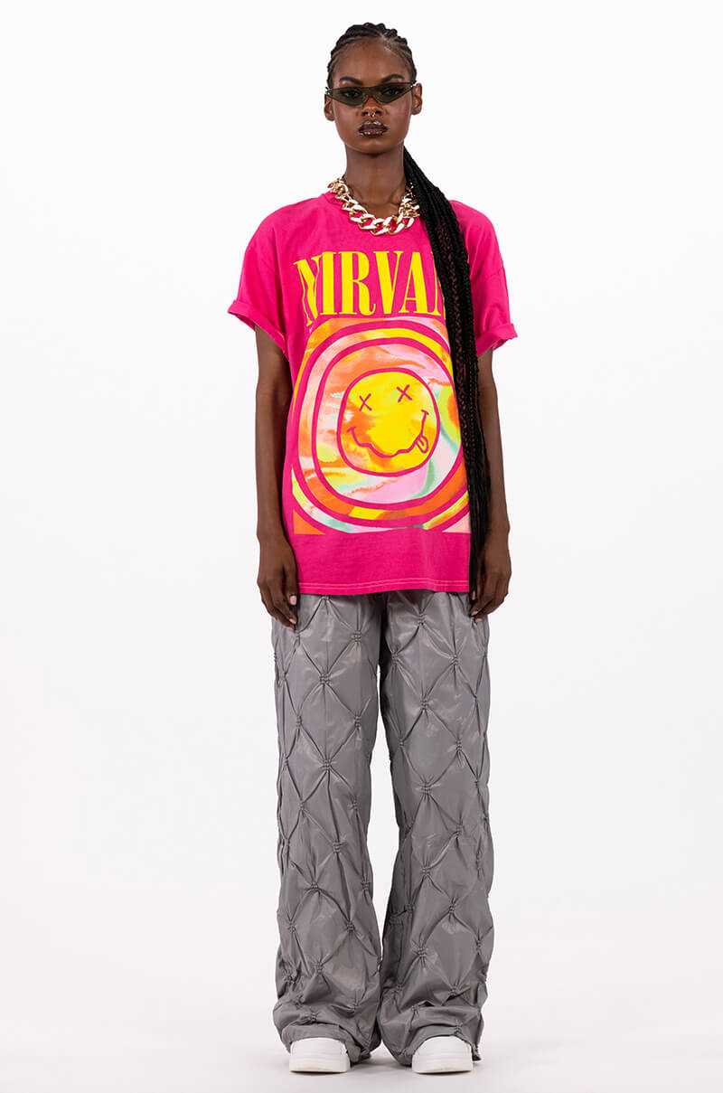 LUNA TEXTURED RELAXED FIT PANT