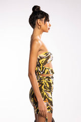 NO NEED FOR DRAMA MINI DRESS WITH CUT OUTS