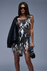 NO ONE LIKE ME SEQUIN MINI DRESS