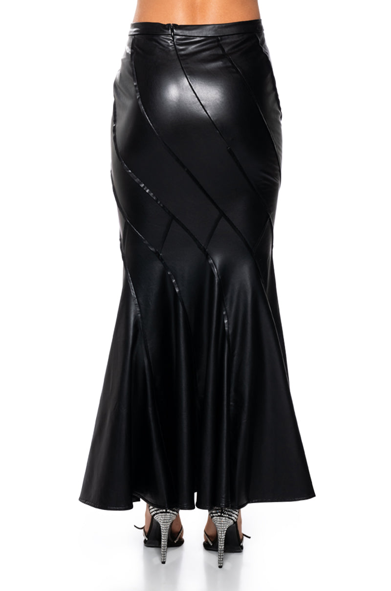 FRONT ROW EMBELLISHED MAXI SKIRT